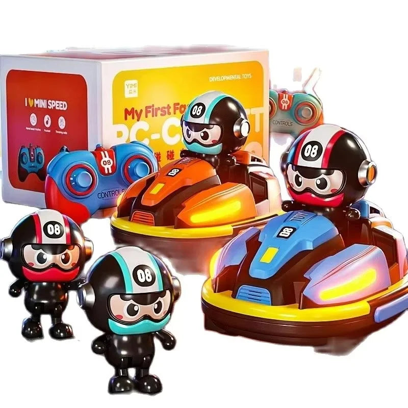 Pack of 2 Remote Control Bumper Cars for kids Boys 